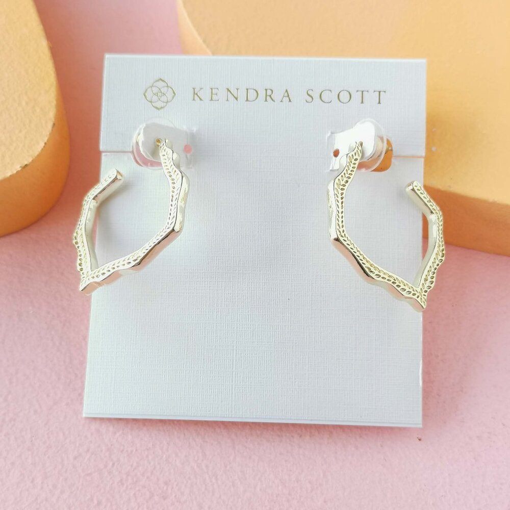 Kendra Scott - Miku Gold Hoop Earrings